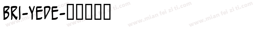 Bri-yEde字体转换