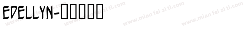 Edellyn字体转换