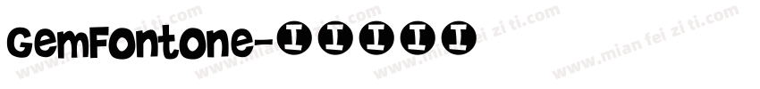 GemFontOne字体转换
