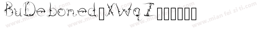 BuDeboned-XWqZ字体转换