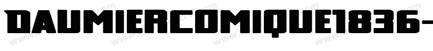 Daumiercomique1836-m8Zj字体转换