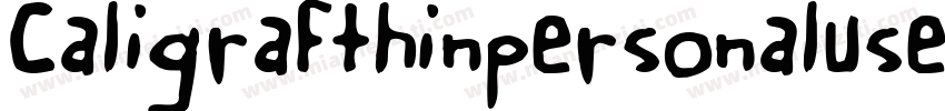 Caligrafthinpersonaluse-3zRvZ字体转换