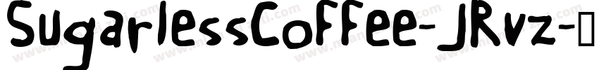 SugarlessCoffee-JRvz字体转换