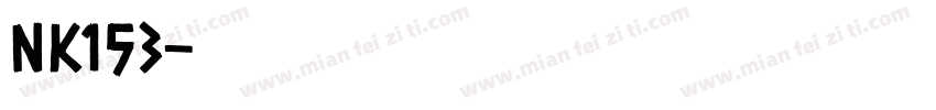 NK153字体转换