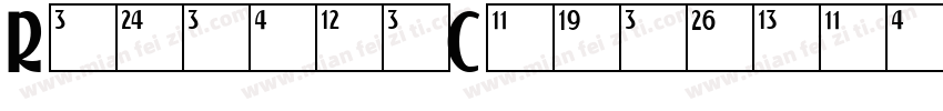 ReverseCalendarBlocksJNL字体转换