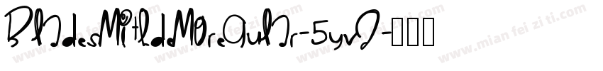BladesmithDemoRegular-5Yvj字体转换
