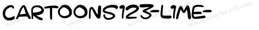 Cartoons123-L1mE字体转换