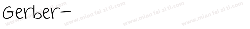 Gerber字体转换