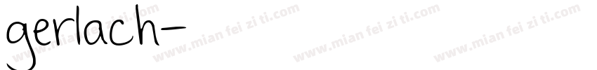 gerlach字体转换