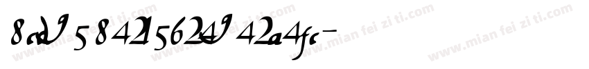 8cd9584215624942a4fc字体转换