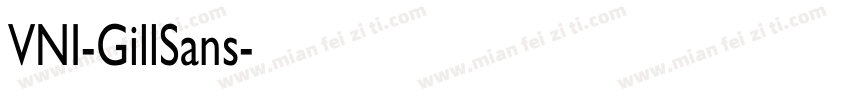 VNI-GillSans字体转换