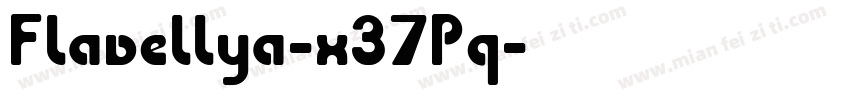 Flavellya-x37Pq字体转换