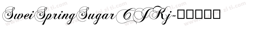 SweiSpringSugarCJKj字体转换