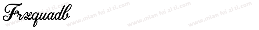 Frzquadb字体转换