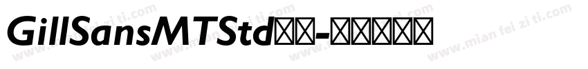 GillSansMTStd字体字体转换