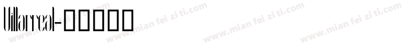 Villarreal字体转换