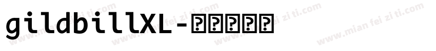 gildbillXL字体转换