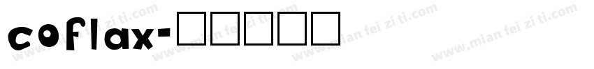 coflax字体转换