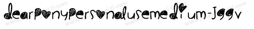 DearponypersonaluseMedium-jgGv字体转换