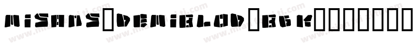 misans-demiblod-BGK-字体转换