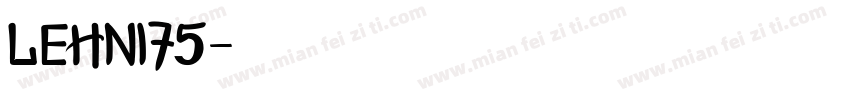LEHN175字体转换