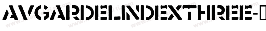 AvGardeLindexThree字体转换