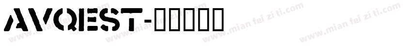 AvQest字体转换