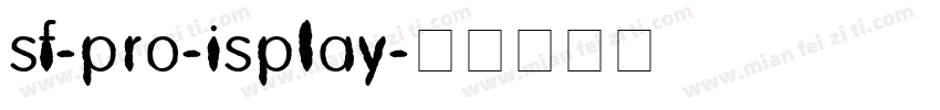 sf-pro-isplay字体转换