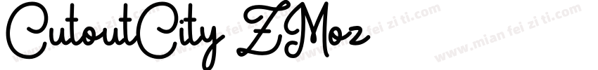 CutoutCity-ZMoz字体转换
