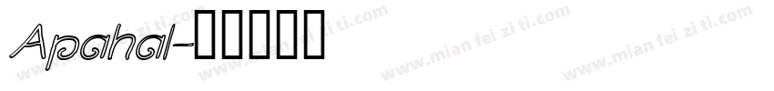 Apahal字体转换