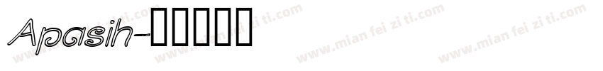 Apasih字体转换