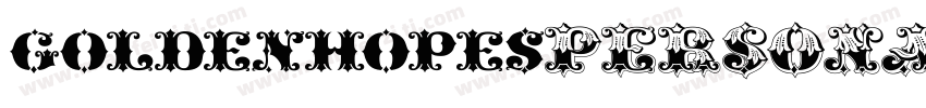 goldenhopesPERSONALU字体转换