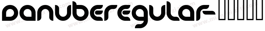 DanubeRegular字体转换