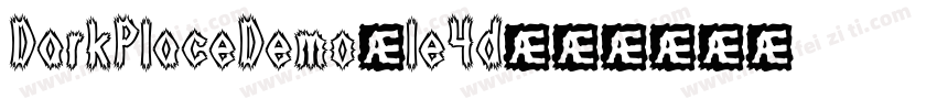 DarkPlaceDemo-le4d字体转换