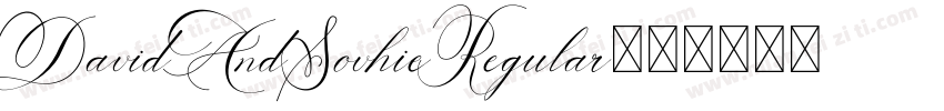 DavidAndSovhieRegular字体转换
