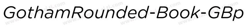 GothamRounded-Book-GBpc-EUC-H字体转换