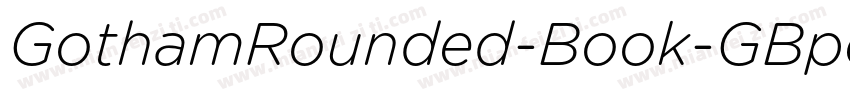 GothamRounded-Book-GBpc-EUC-H字体转换