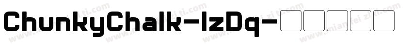 ChunkyChalk-lzDq字体转换