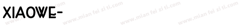 xiaowe字体转换
