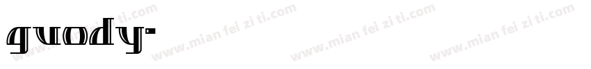 guody字体转换