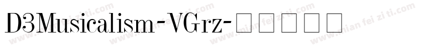 D3Musicalism-VGrz字体转换