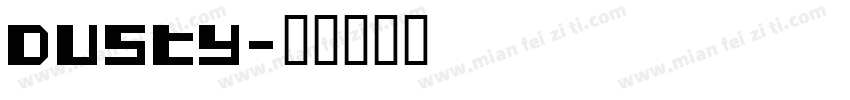 Dusty字体转换
