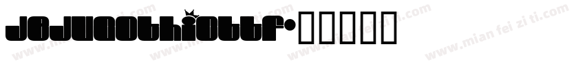 JejuGothicttf字体转换