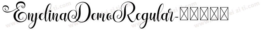 EnjelinaDemoRegular字体转换