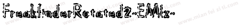 FreakfinderRotated2-EMlz字体转换