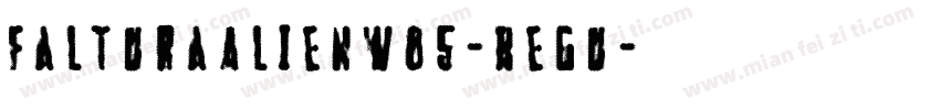 FalturaAlienW05-Regu字体转换