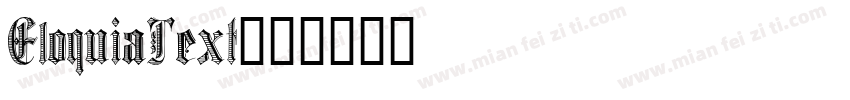 EloquiaText字体转换
