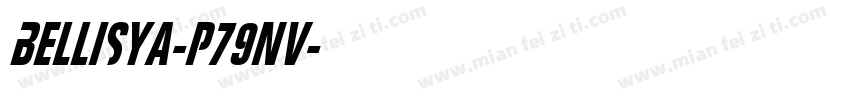 Bellisya-p79nv字体转换