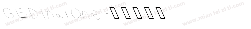 GEDinarOne字体转换
