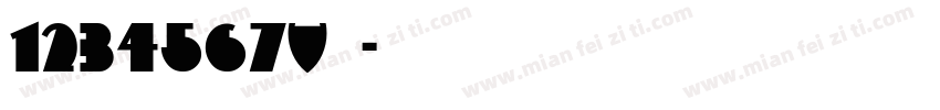 1234567Vv字体转换
